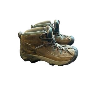 KEEN Dry Waterproof Woman’s US Hiking Boots US Size 7.5 Trail Ankle Shoes 0513